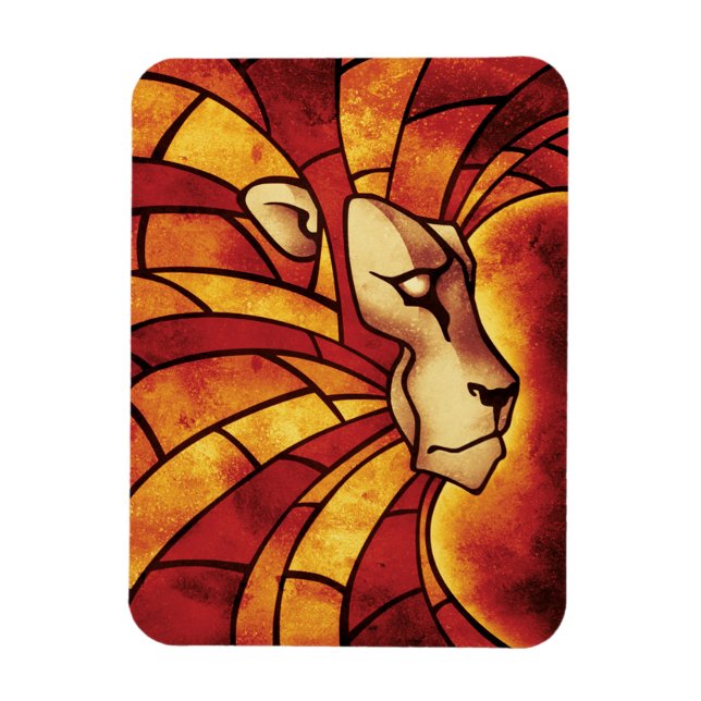 Flexible Lion of Judah - Rastafara - Reggae Rasta Magnet (Vertical)