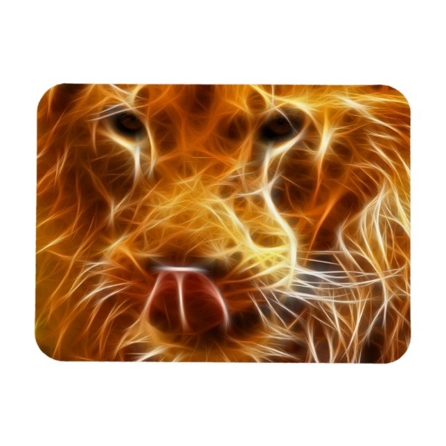 Flexible Lion of Judah - Rastafara - Reggae Rasta Magnet (Horizontal)