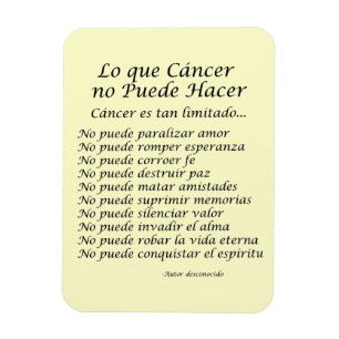 Flexible Lo Que Cáncer No Puede Hacer Magnet