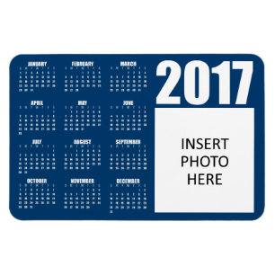 Flexible Logo personnalisé 2017 ou Magnet du calendrier pho