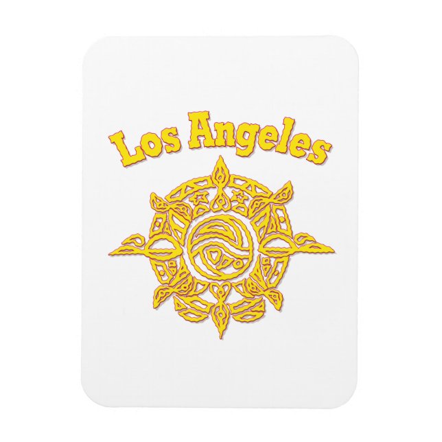 Flexible Los Angeles Motif 1 Flex Magnet (Vertical)