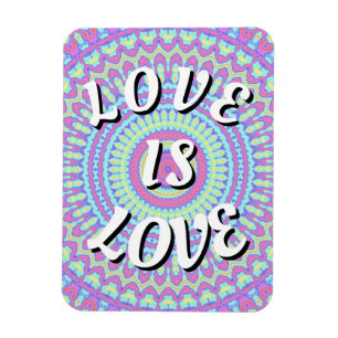 Flexible Love Is Love Pride Magnet