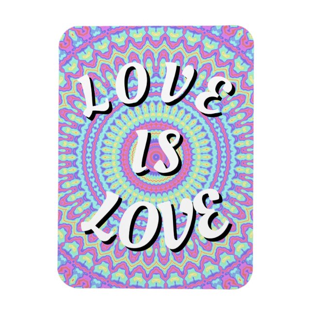 Flexible Love Is Love Pride   Magnet (Vertical)
