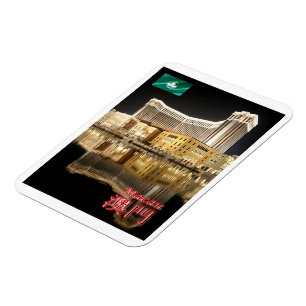 Flexible Macau par nuit - Magnet