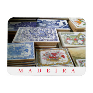 Flexible Madeira souvenirs fridge magnet