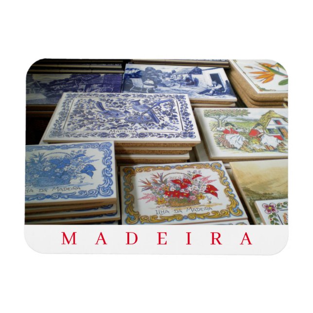 Flexible Madeira souvenirs fridge magnet (Horizontal)