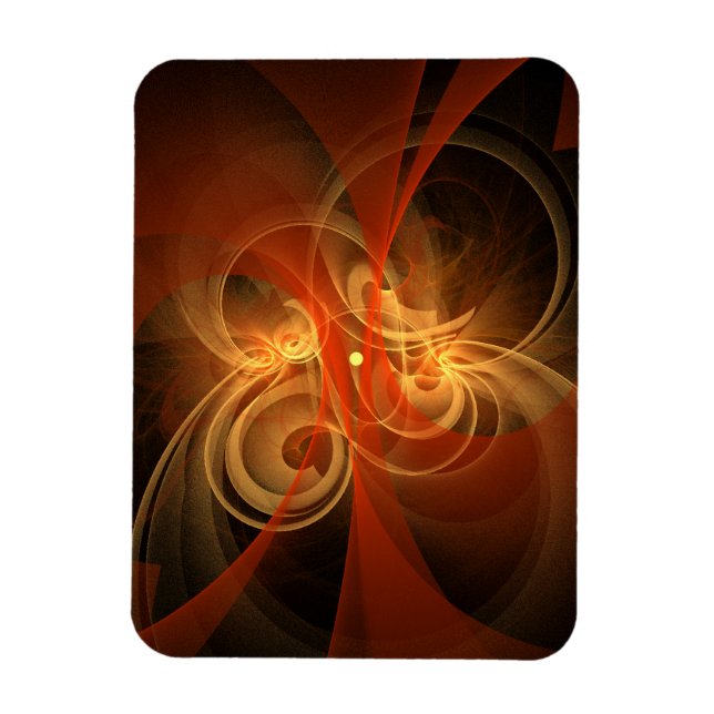 Flexible Magie du matin Magic Art Abstrait Magnet Premium (Vertical)