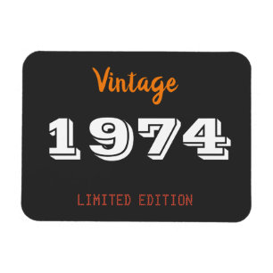 Flexible Magnet 1974 vintage - 52e anniversaire Limited Edi