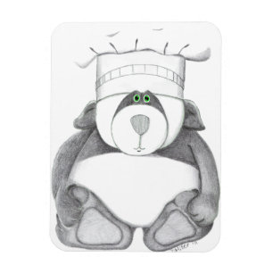 Flexible Magnet avec photo de l'ours de Panda