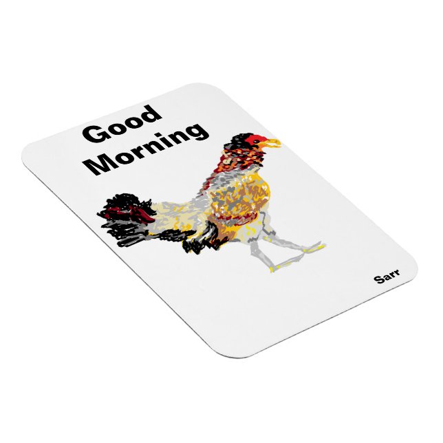 Flexible Magnet /Beau poulet du matin (Côté Droit)