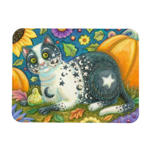 FLEXIBLE MAGNET CHAT MYSTIQUE MILKYWAY HALLOWEEN (Horizontal)