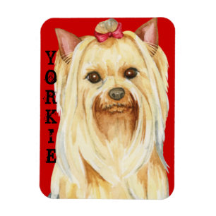 Flexible Magnet de blocs de couleur Yorkie