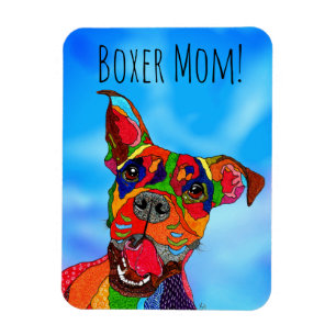 Flexible Magnet de boîte mignon et coloré 3"x4"