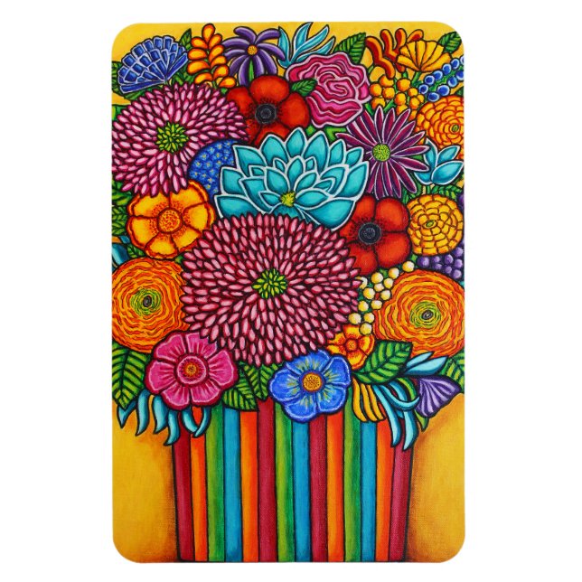 Flexible Magnet de bouquet de fête (Vertical)