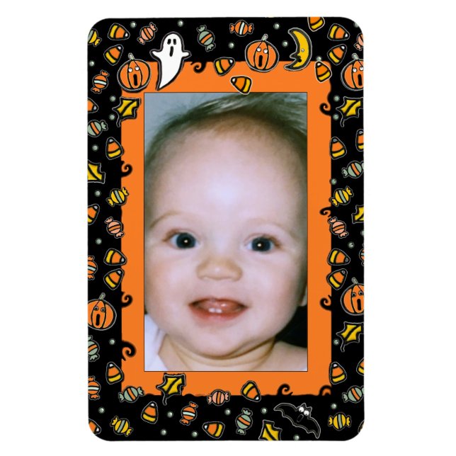 Flexible Magnet de cadre photo d'Halloween (Vertical)