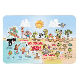 Flexible Magnet de Californie du Sud