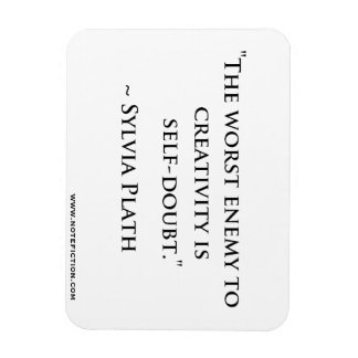 Flexible Magnet de citation de Sylvia Plath