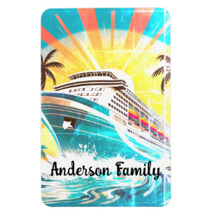 Flexible Magnet de croisière familiale personnalisé