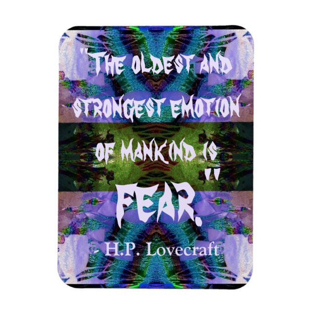 Flexible Magnet de devis de H.P. Lovecraft (Vertical)