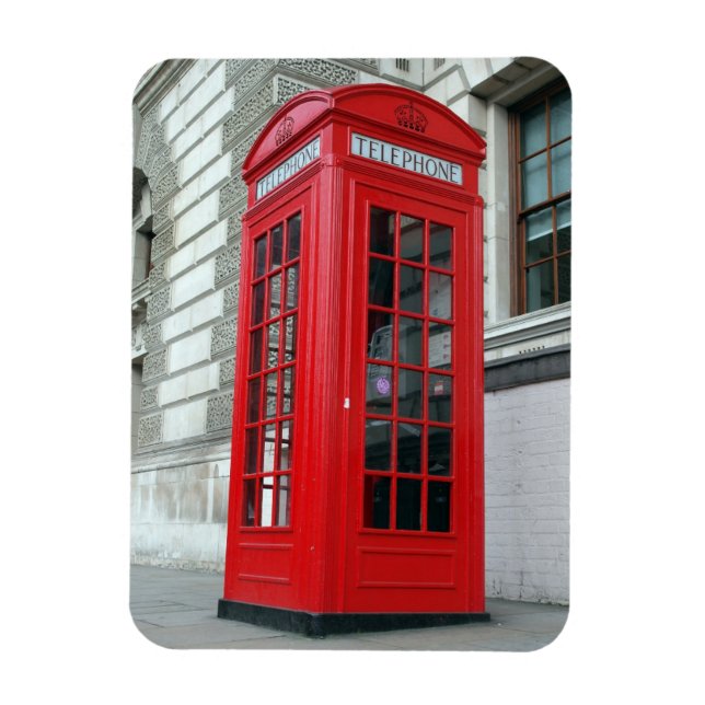 Flexible Magnet de la boîte téléphonique rouge de Londres (Vertical)