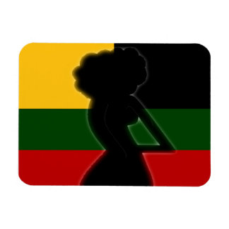 Flexible Magnet de la dame AFROcan