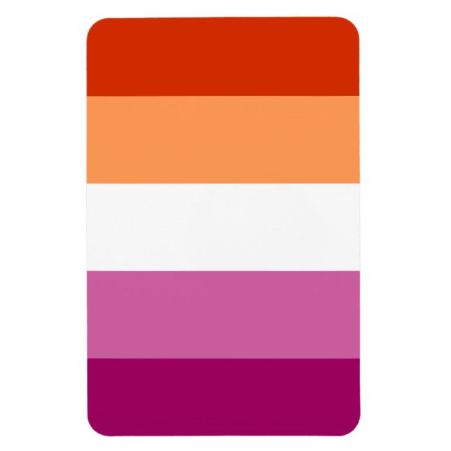 Flexible Magnet de la fierté lesbienne (Vertical)