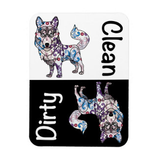 Flexible Magnet de lave-vaisselle Sibérien Husky