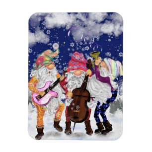 Flexible Magnet de Noël avec Musique Gnomes