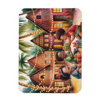 Flexible Magnet de Noël pour enfants africains