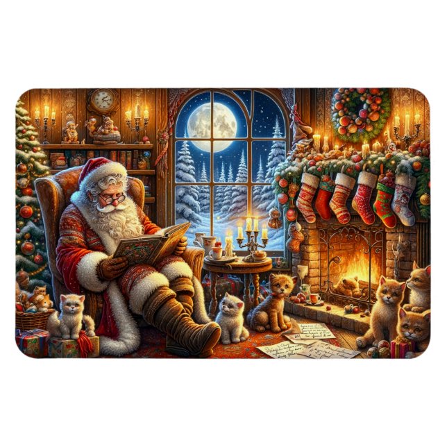Flexible Magnet de Père Noël en gros (Horizontal)