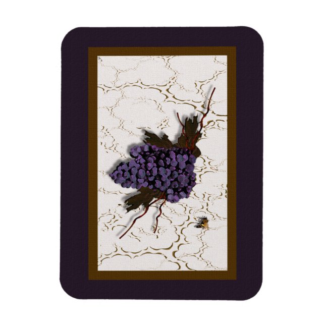 Flexible Magnet de raisins magnifiques (Vertical)