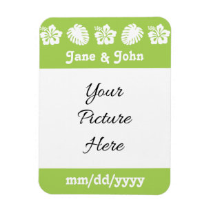 Flexible Magnet de rappel de date de mariage à motif d'Hibi