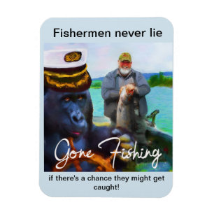 Flexible Magnet de réfrigération pour pêcheurs amusant d