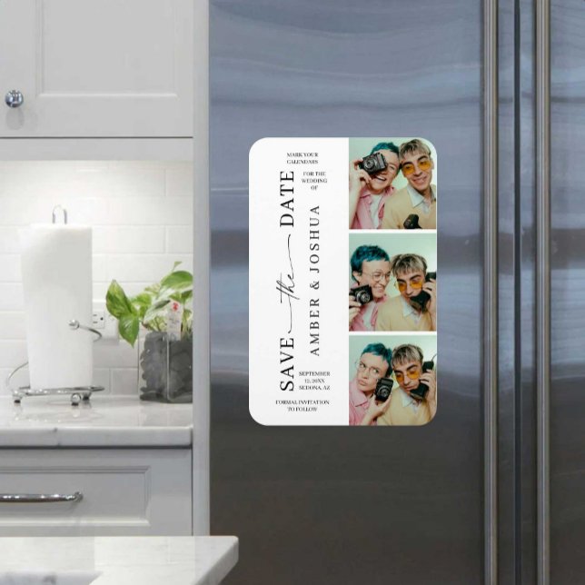 Flexible Magnet de sauvegarde de Photomaton pour la date de (Créateur téléchargé)