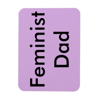 Flexible Magnet de voiture de père féministe