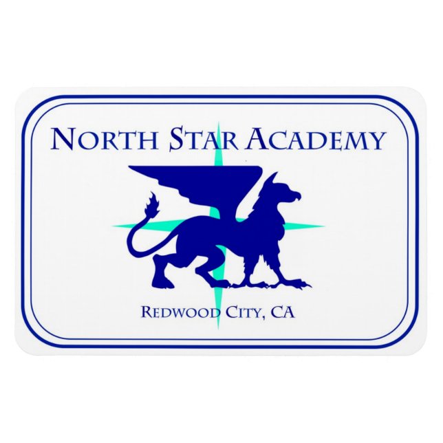 Flexible Magnet de voiture North Star Academy (Horizontal)