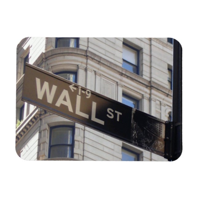 Flexible Magnet de Wall Street New York (Horizontal)