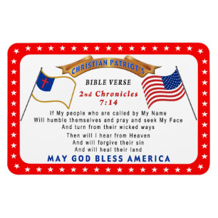 Flexible Magnet d'écriture sainte 2 Chronicles si mes