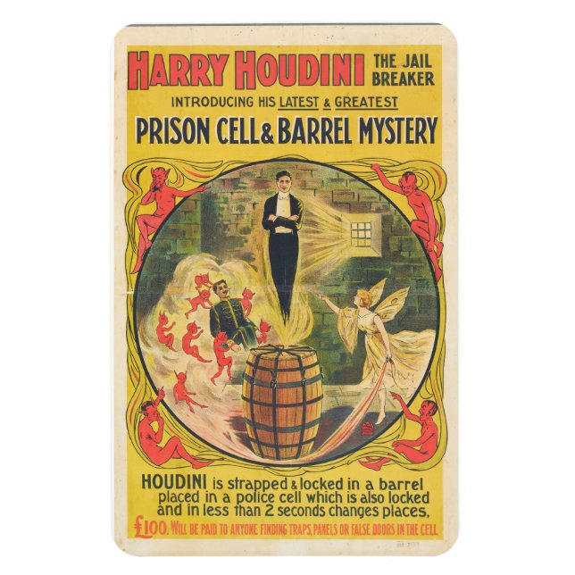 Flexible Magnet d'évasion cellulaire de la prison de Houdin (Vertical)