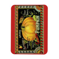 Magnet du Citrouille de automne vintage