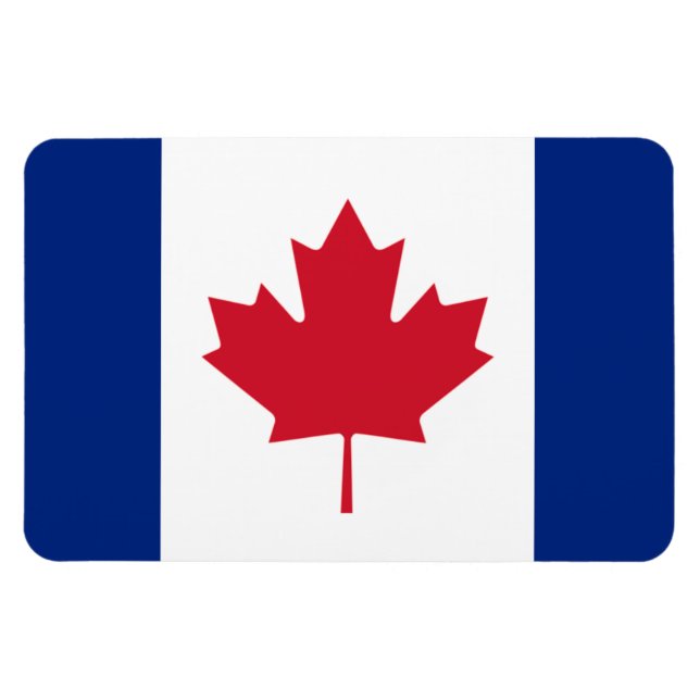 Flexible Magnet du drapeau canadien britannique (Horizontal)