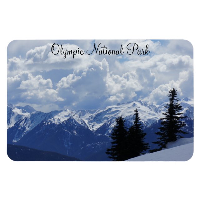 Flexible Magnet du parc national olympique 4"x6" (Horizontal)