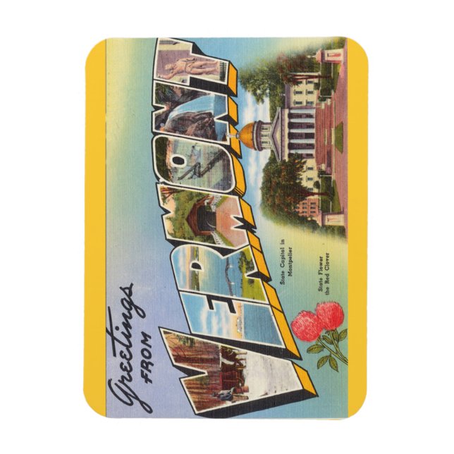 Flexible Magnet du Vermont (Vertical)