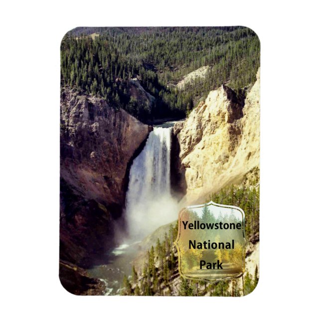 Flexible Magnet frigo du parc national de Yellowstone (Vertical)