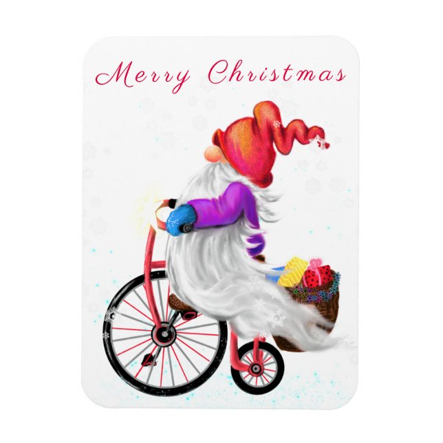 Flexible Magnet Gnome de Noël (Vertical)