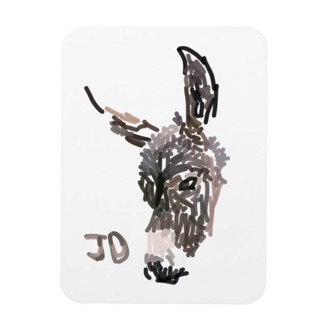 Flexible Magnet JustDonkeys (Vertical)