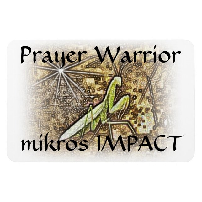 Flexible MAGNET MIKROS IMPACT PRAYER WARRIOR 4"x6" (Horizontal)