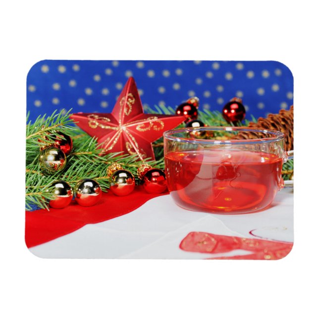 Flexible Magnet mit Weihnachtlichem Motiv (Horizontal)