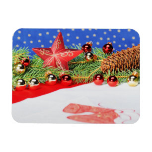 Flexible Magnet mit Weihnachtsmotiv