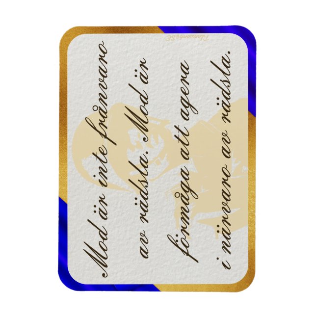 Flexible Magnet — Mod & rädsla (Vertical)